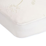 Sealy Healthy Grow Plush Fitted Crib Mattress Pad - White