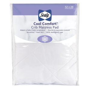 Sealy Cool Comfort Fitted Crib Mattress Pad_ed016-qdx