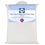 Sealy Cozy Fleece Waterproof Multi-Use Liner Pads, 2-Pack - White