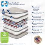 Sealy Baby Firm Rest Crib & Toddler Mattress - White