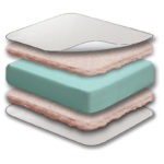 Sealy Soybean Foam-Core Crib & Toddler Mattress - White