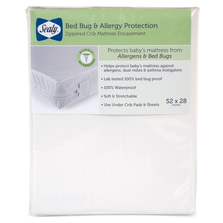 Sealy Bed Bug and Allergy Protection Crib and Toddler Mattress Encasement