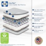 Sealy Cozy Rest Extra Firm Crib Mattress - White