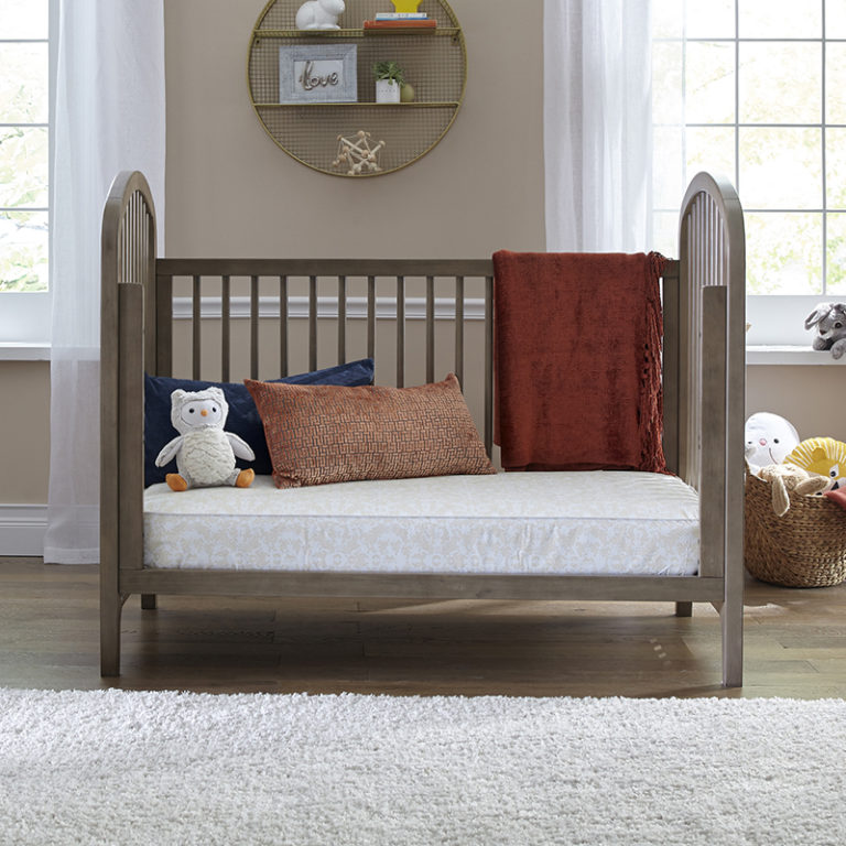 Sealy Butterfly Waterproof Ultra Firm Comfort Crib and Toddler Mattress - Beige