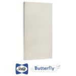 Sealy Butterfly Cotton Comfort Superior Firm Crib and Toddler Mattress - Beige